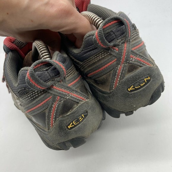 Keen Womens Hiking Oxford Leather Shoes Brown Size 8 - Picture 5 of 9